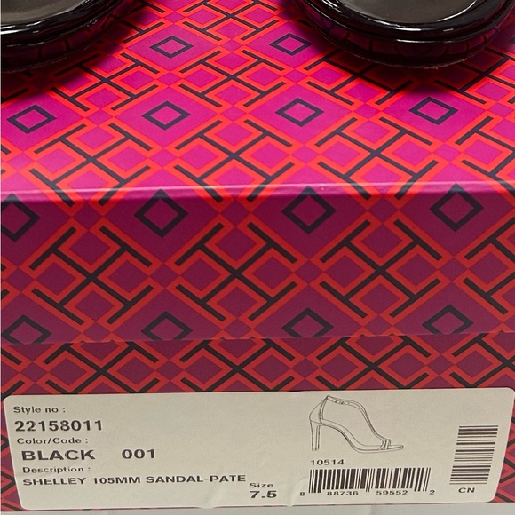 Tory Burch Black Women's Shelley sandal/heel - Picture 7 of 9